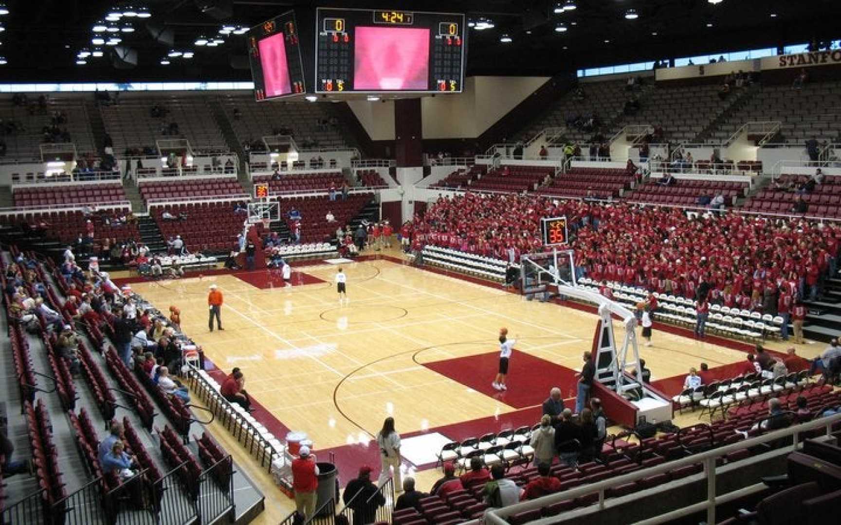 Wake Forest Vs Stanford Basketball Game Maples Pavilion