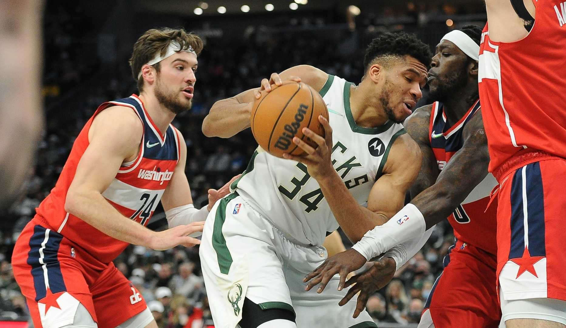 Washington Wizards Vs Milwaukee Bucks Basketball Game