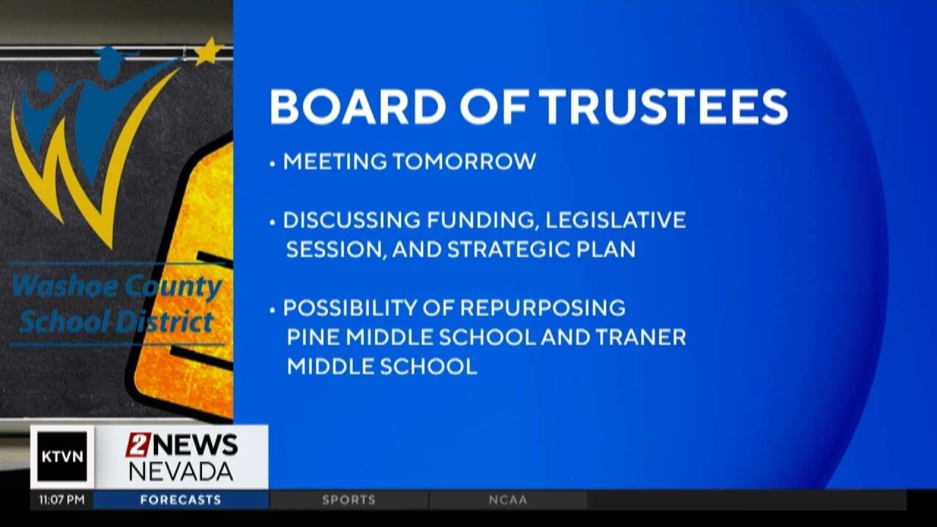 Washoe County School District Trustees Meeting