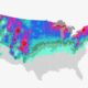 Winter Storm Snow Accumulation United States