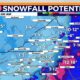 Winter Storm Snow Accumulations Forecast