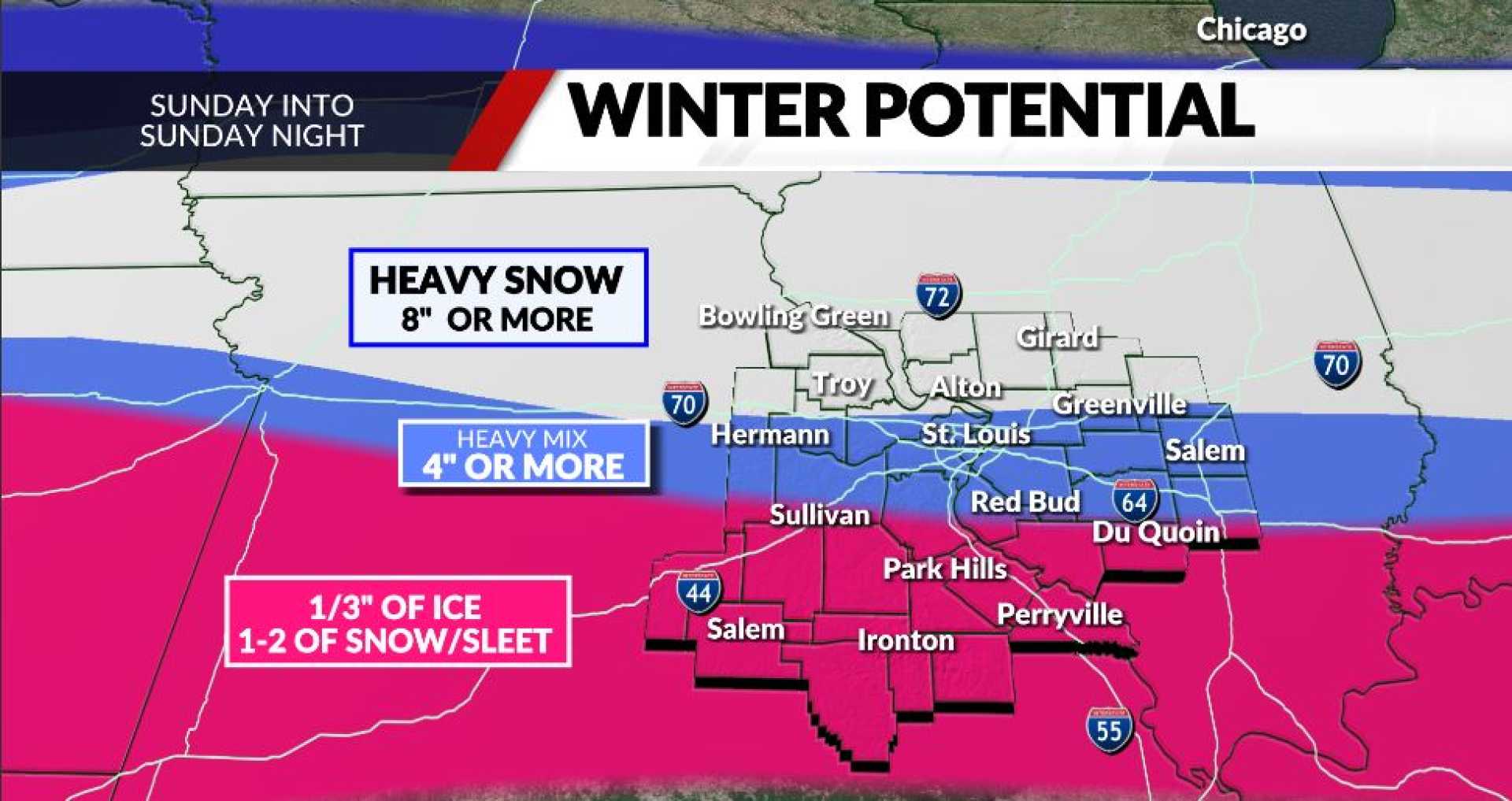 Winter Storm St. Louis Snow Ice Travel