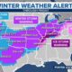 Winter Storms Over Us Map Fox Weather Graphics