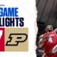 Wisconsin Men's Basketball Upset Purdue Highlights