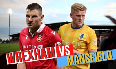 Wrexham Vs Mansfield Town Football Match