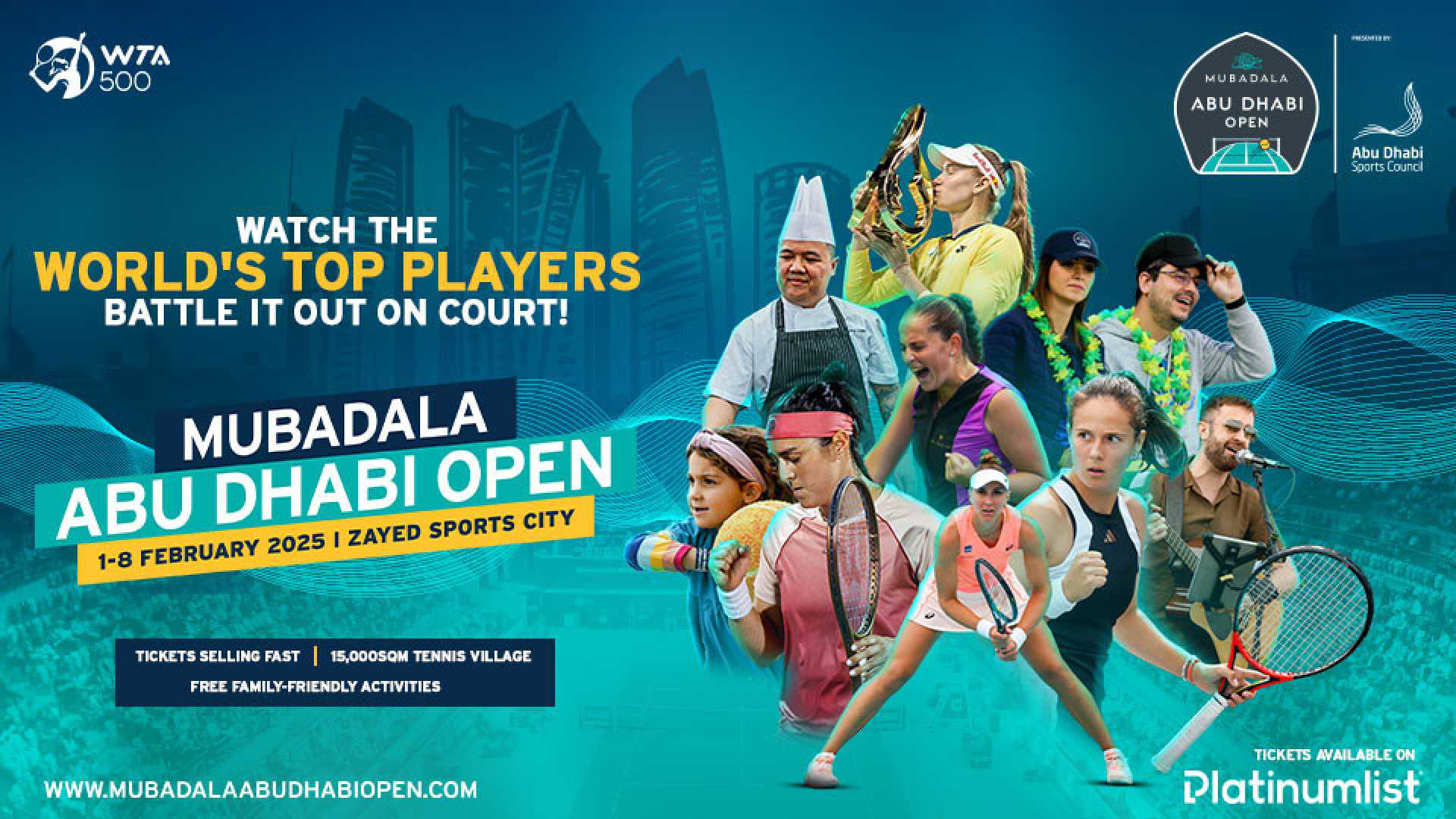 Wta Abu Dhabi Open Tennis Match 2025