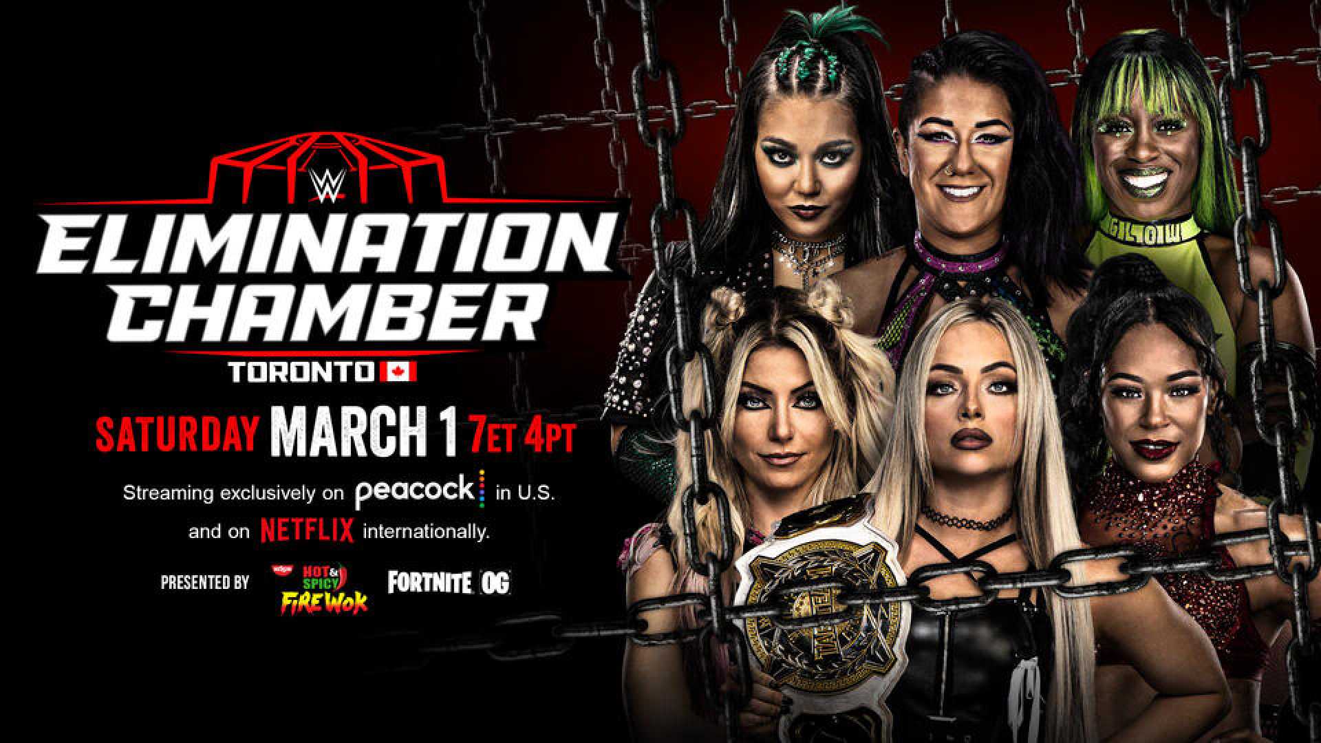 Wwe Elimination Chamber 2025 Poster