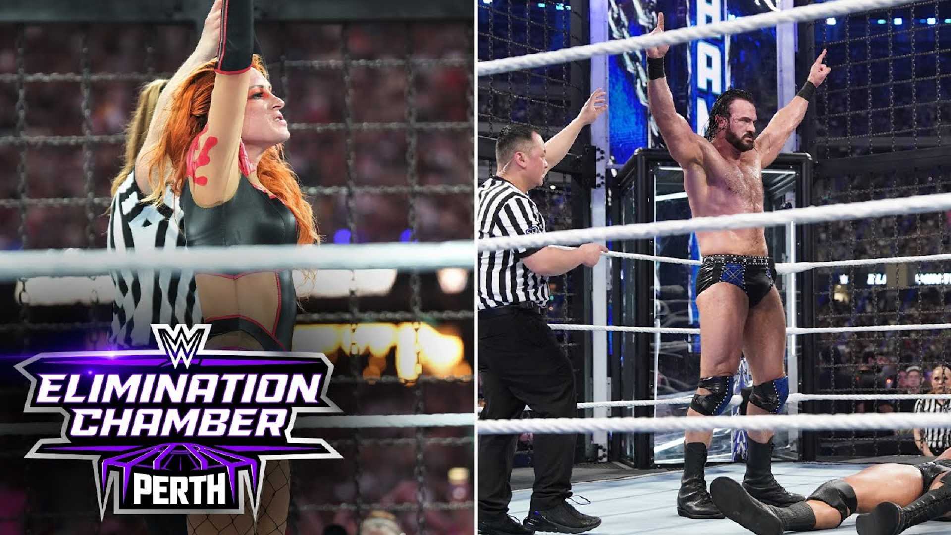 Wwe Raw Elimination Chamber Matches Recap