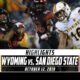 Wyoming Cowboys Football Game Against San Diego State