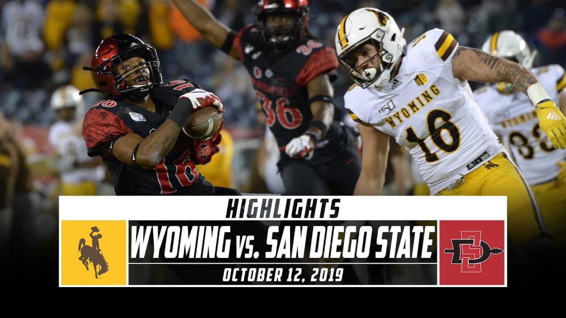 Wyoming Cowboys Football Game Against San Diego State