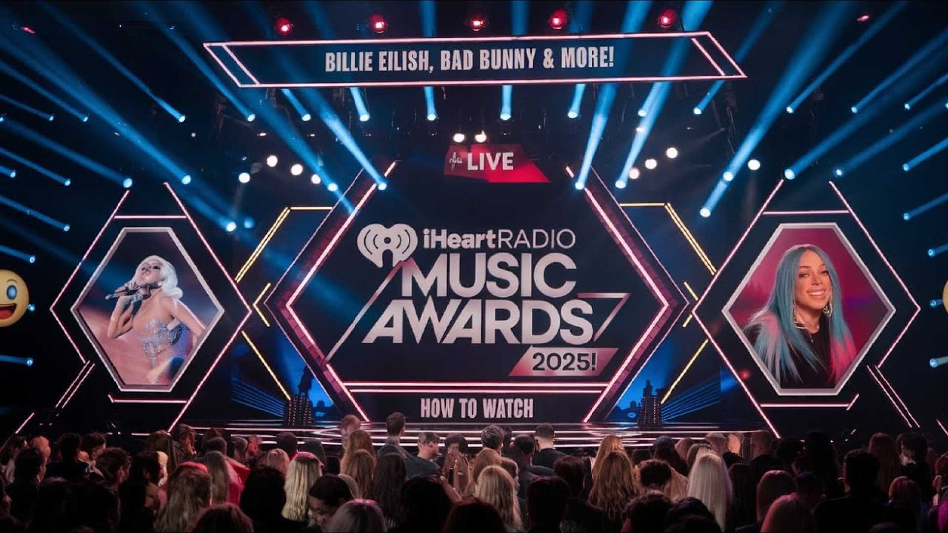 2025 Iheartradio Music Awards Stage And Performers