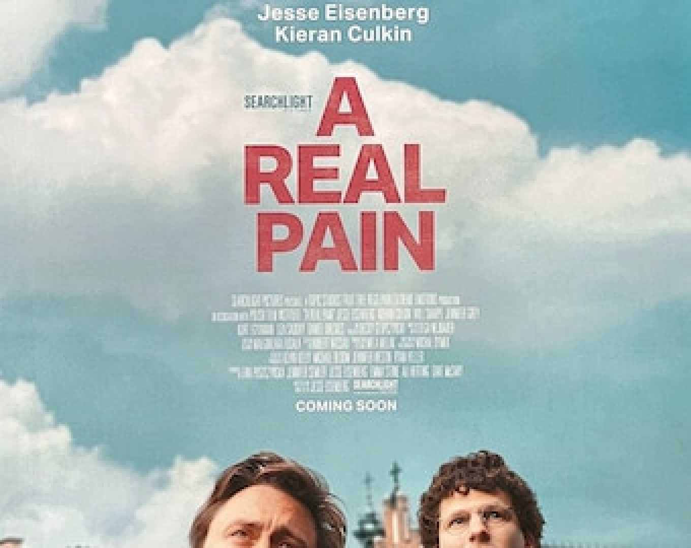 A Real Pain Movie Poster Jesse Eisenberg Kieran Culkin