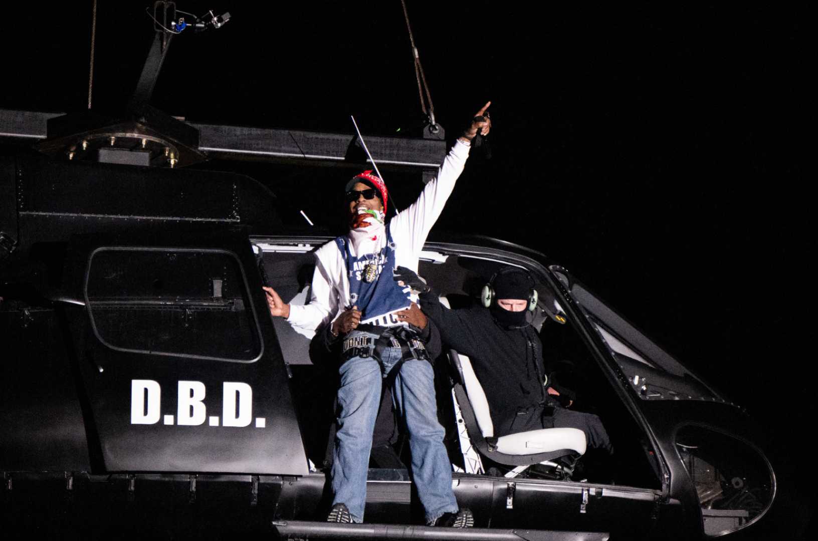 A$ap Rocky Helicopter Performance Rolling Loud California 2025