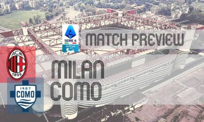 Ac Milan Vs Como Serie A Match San Siro