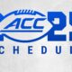 Acc Football Games Friday Night 2025 Schedule