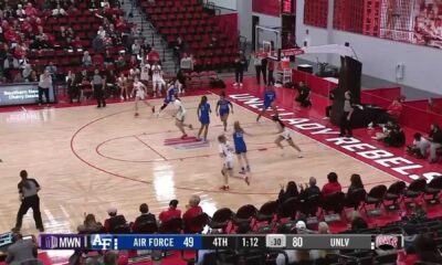 Air Force Basketball Team Vs Unlv Rebels