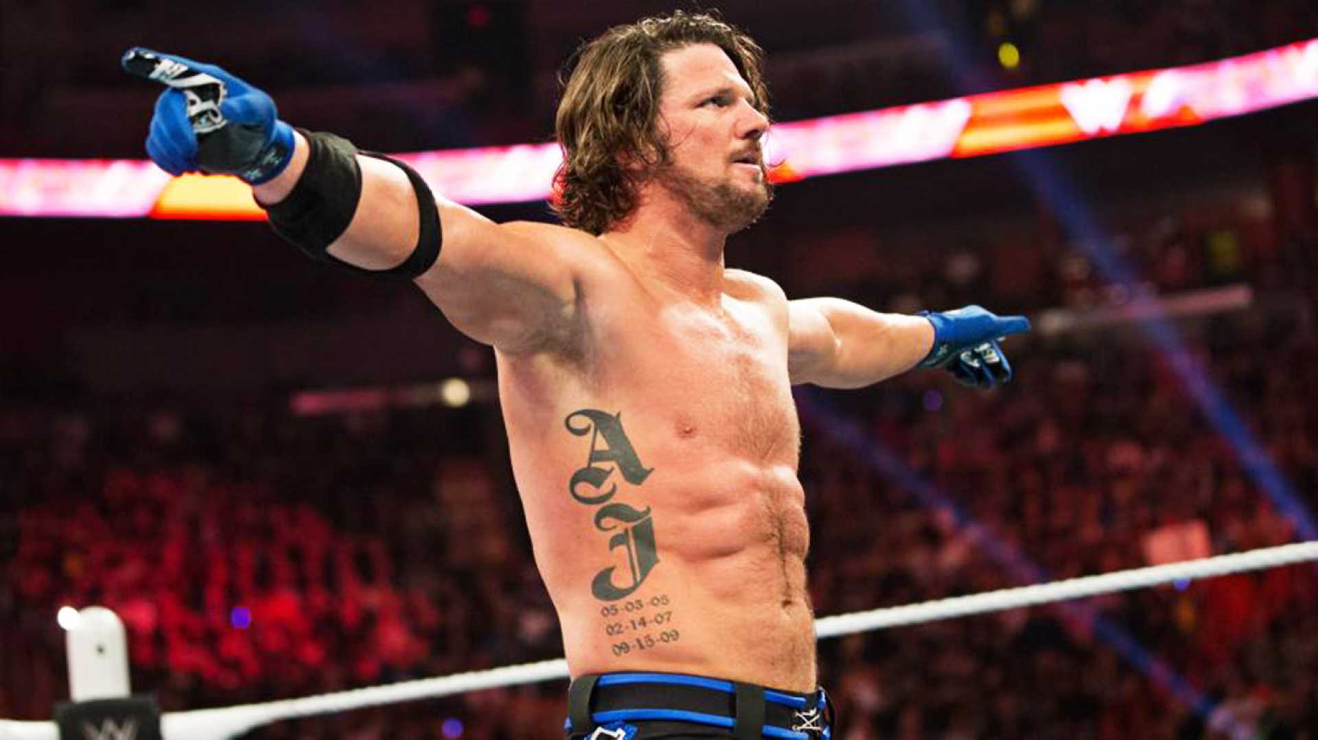 Aj Styles Wrestling Action Shot