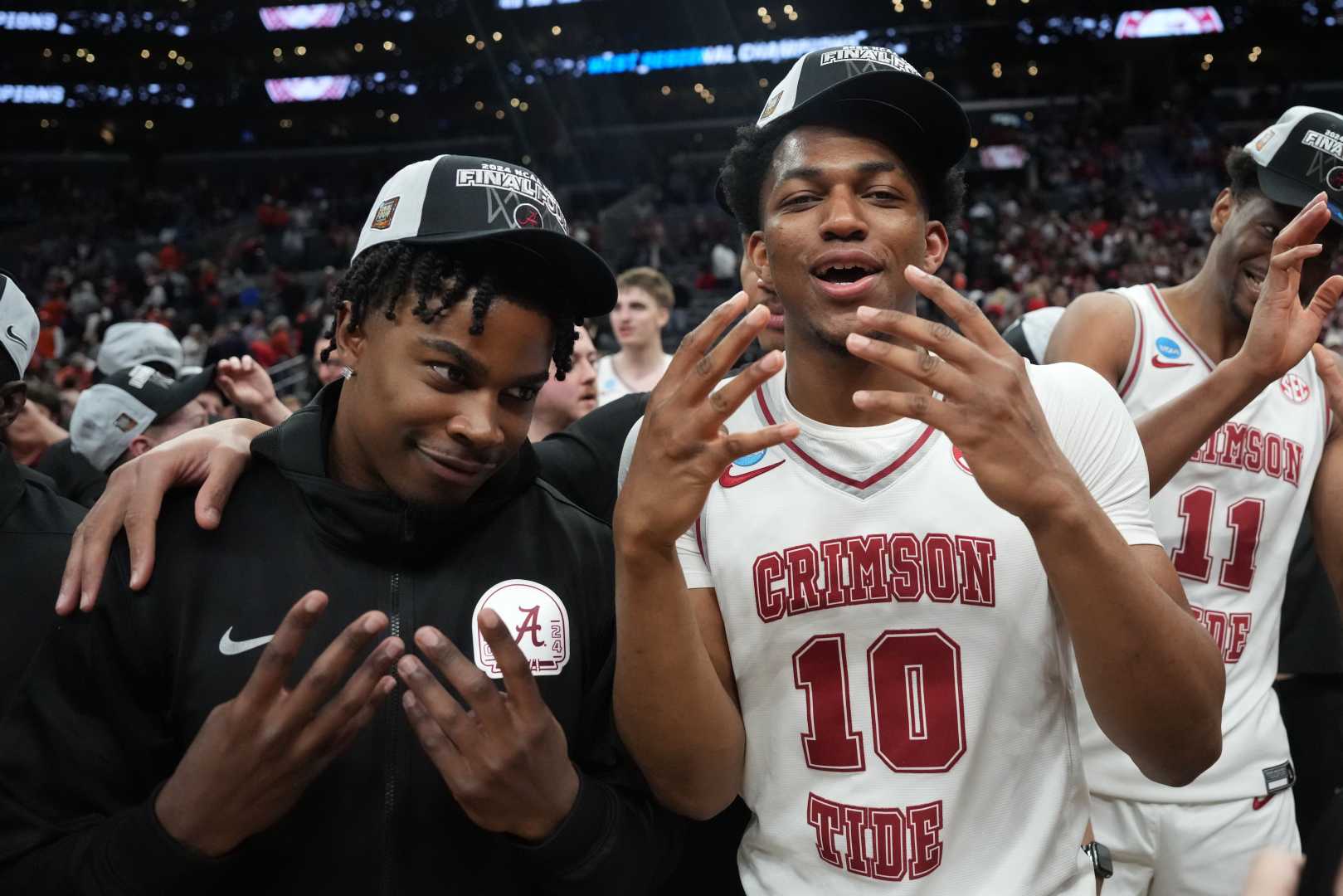 Alabama Basketball Team Celebration