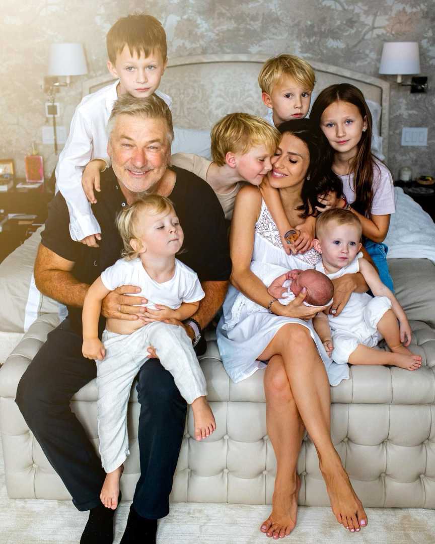 Alec Hilaria Baldwin Family Portraits