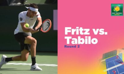 Alejandro Tabilo Taylor Fritz Indian Wells Tennis Match