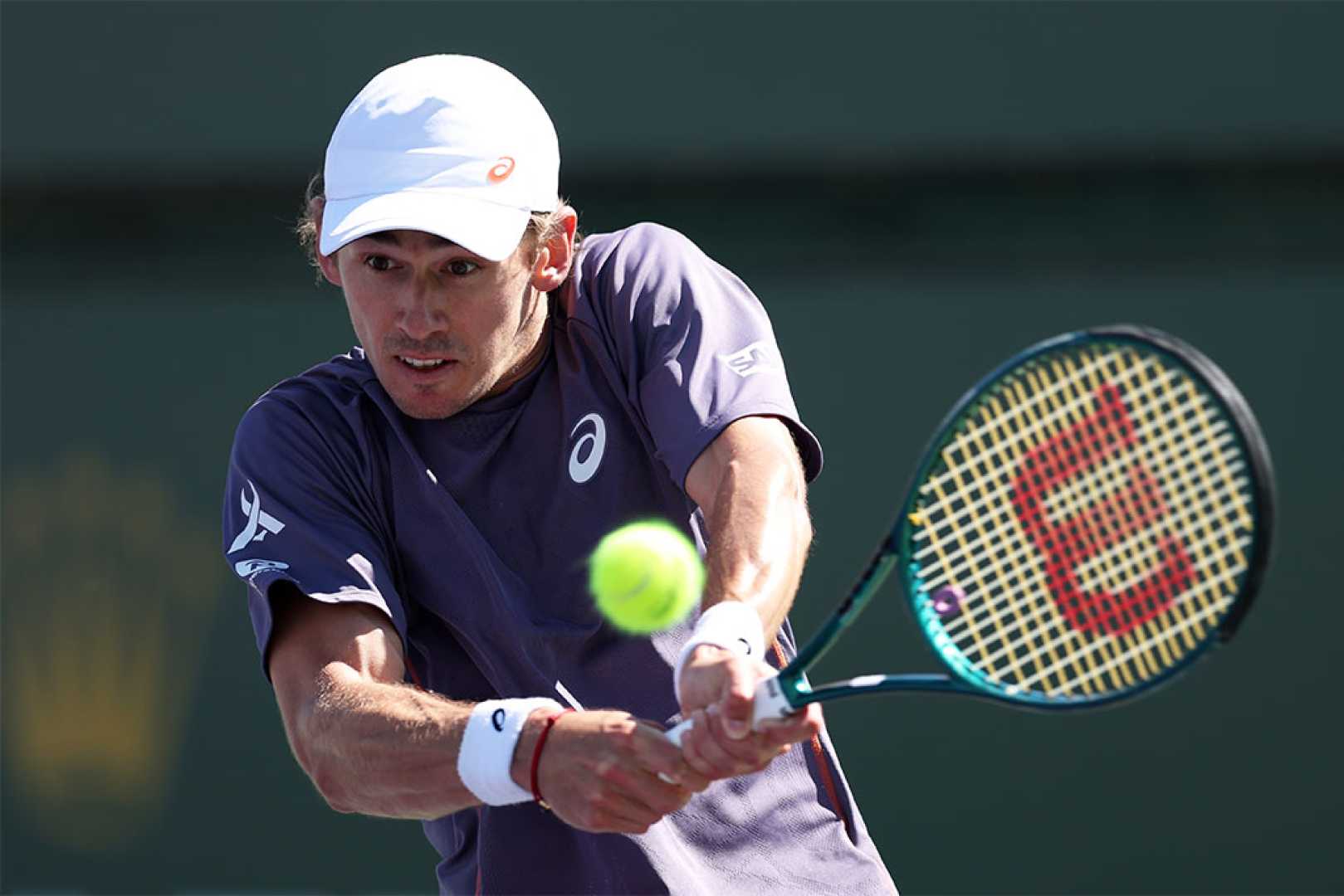 Alex De Minaur Indian Wells Tennis Match