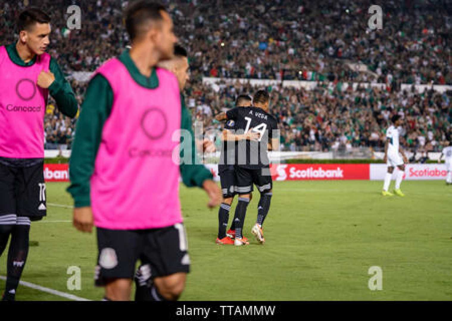 Alexis Vega Soccer Match Celebration