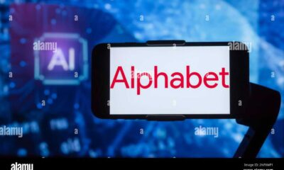 Alphabet Inc. Logo And Ai Technology Imagery