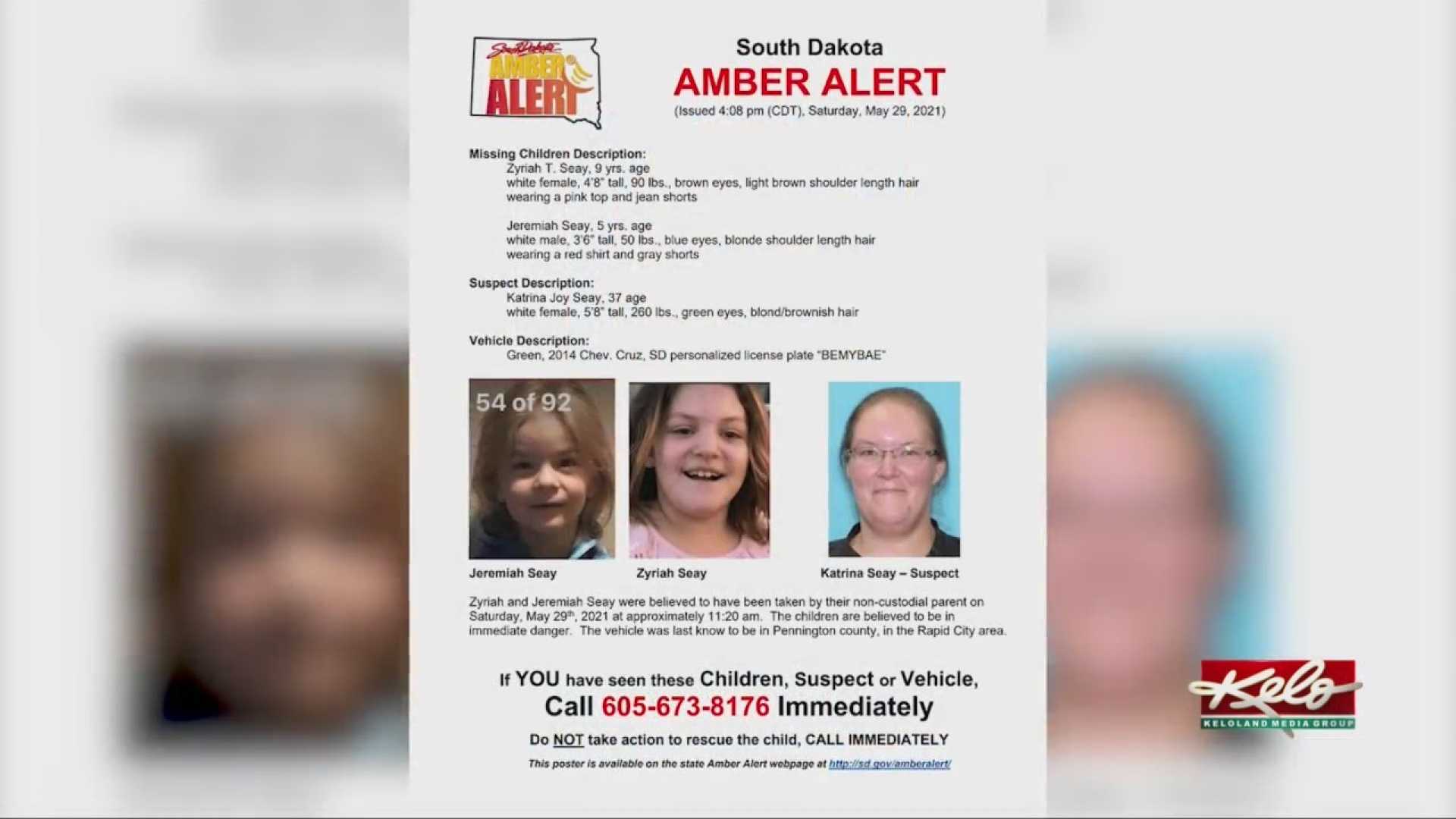 Amber Alert Sioux Falls Toddler