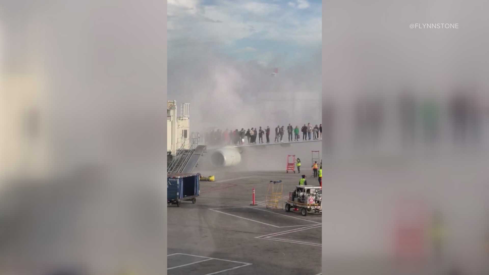 American Airlines Flight Fire Denver International Airport