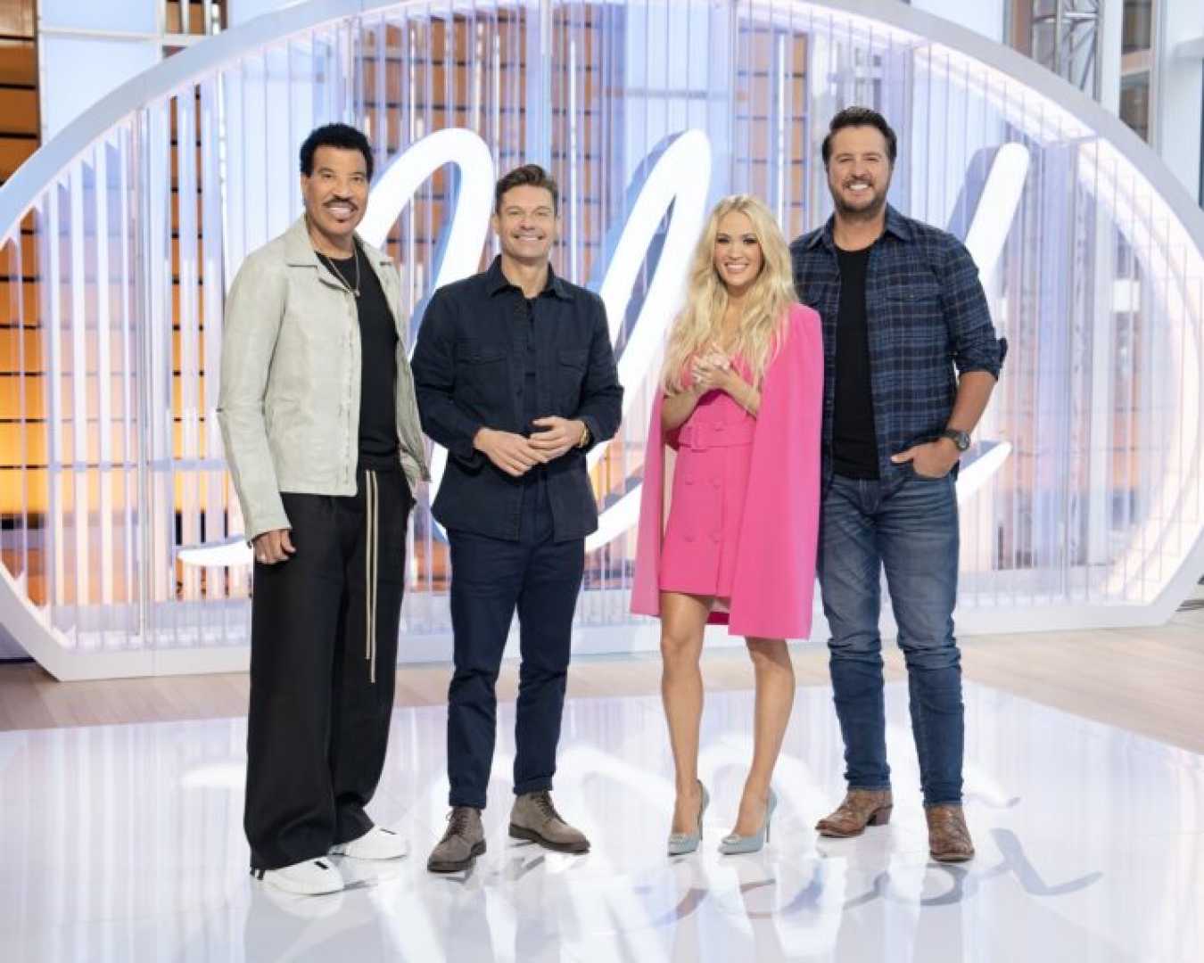 American Idol Judges Carrie Underwood, Lionel Richie, Luke Bryan