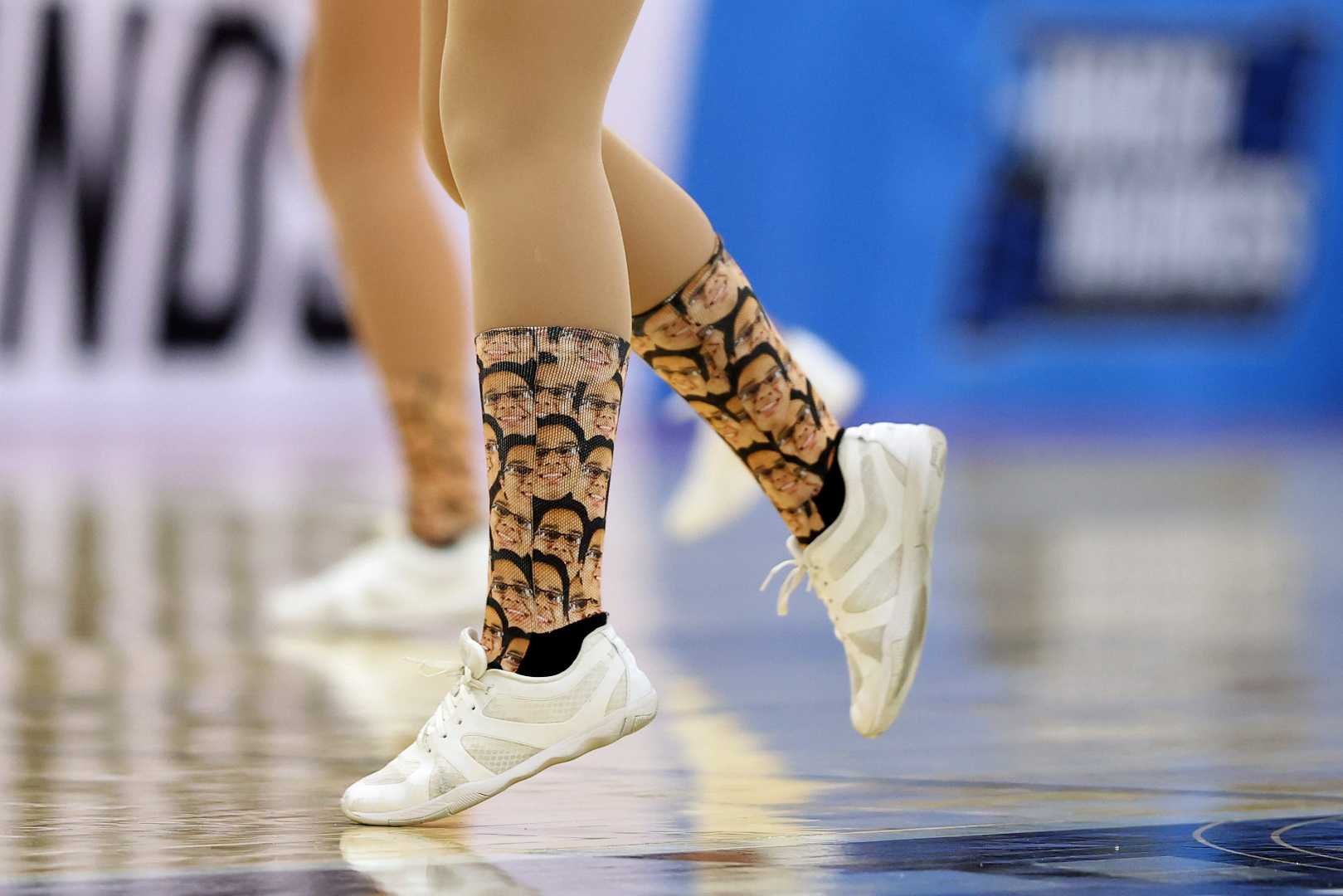 Amir Khan Mcneese Basketball Socks And Cheerleader