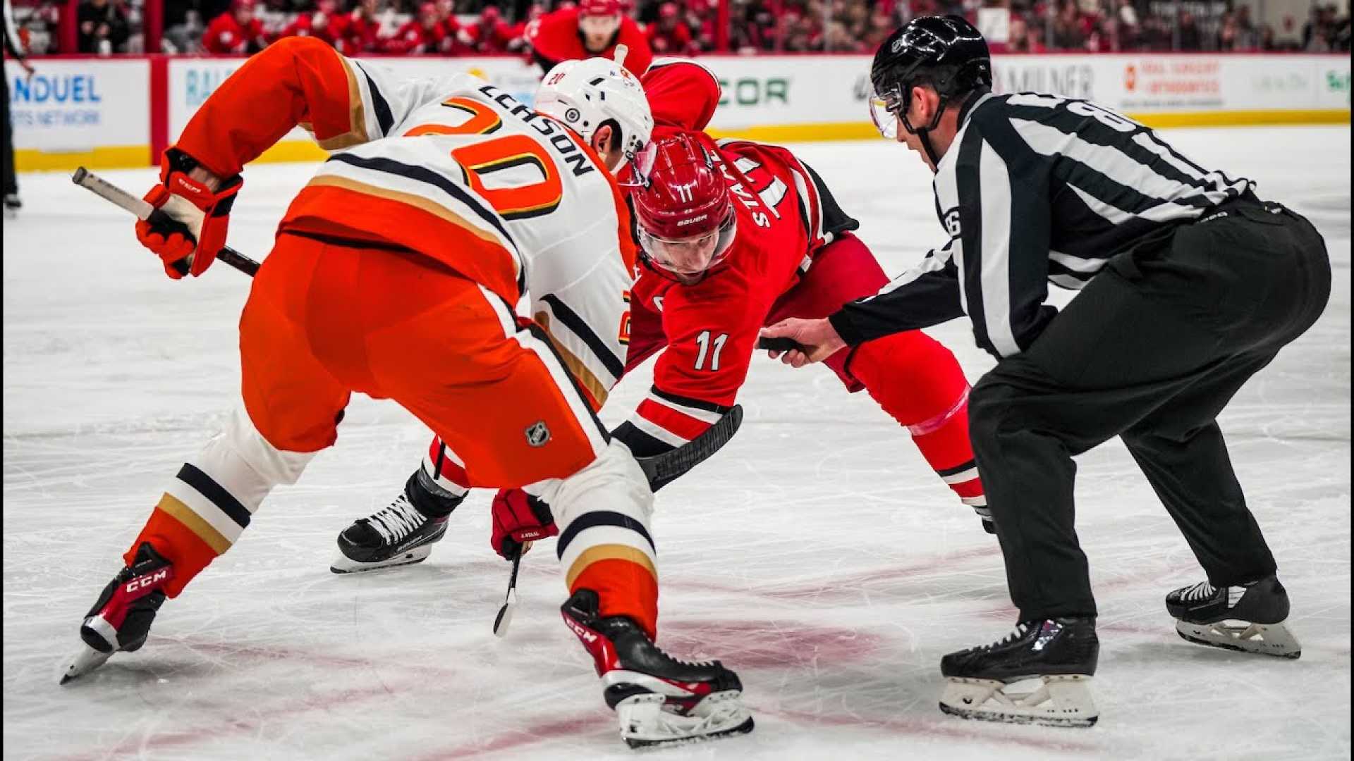 Anaheim Ducks Vs Carolina Hurricanes Hockey Game