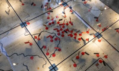 Anne Frank Exhibition Glass Floor Wwii Map