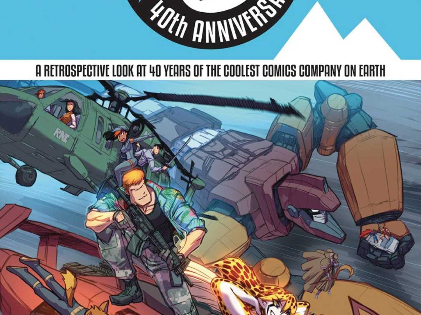 Antarctic Press 40th Anniversary Comic Book Covers