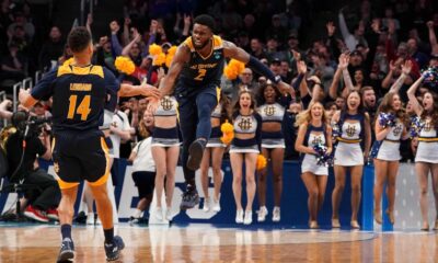 Anteaters Basketball Team Celebrating Victory