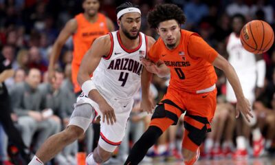 Arizona Wildcats Basketball Team In Action