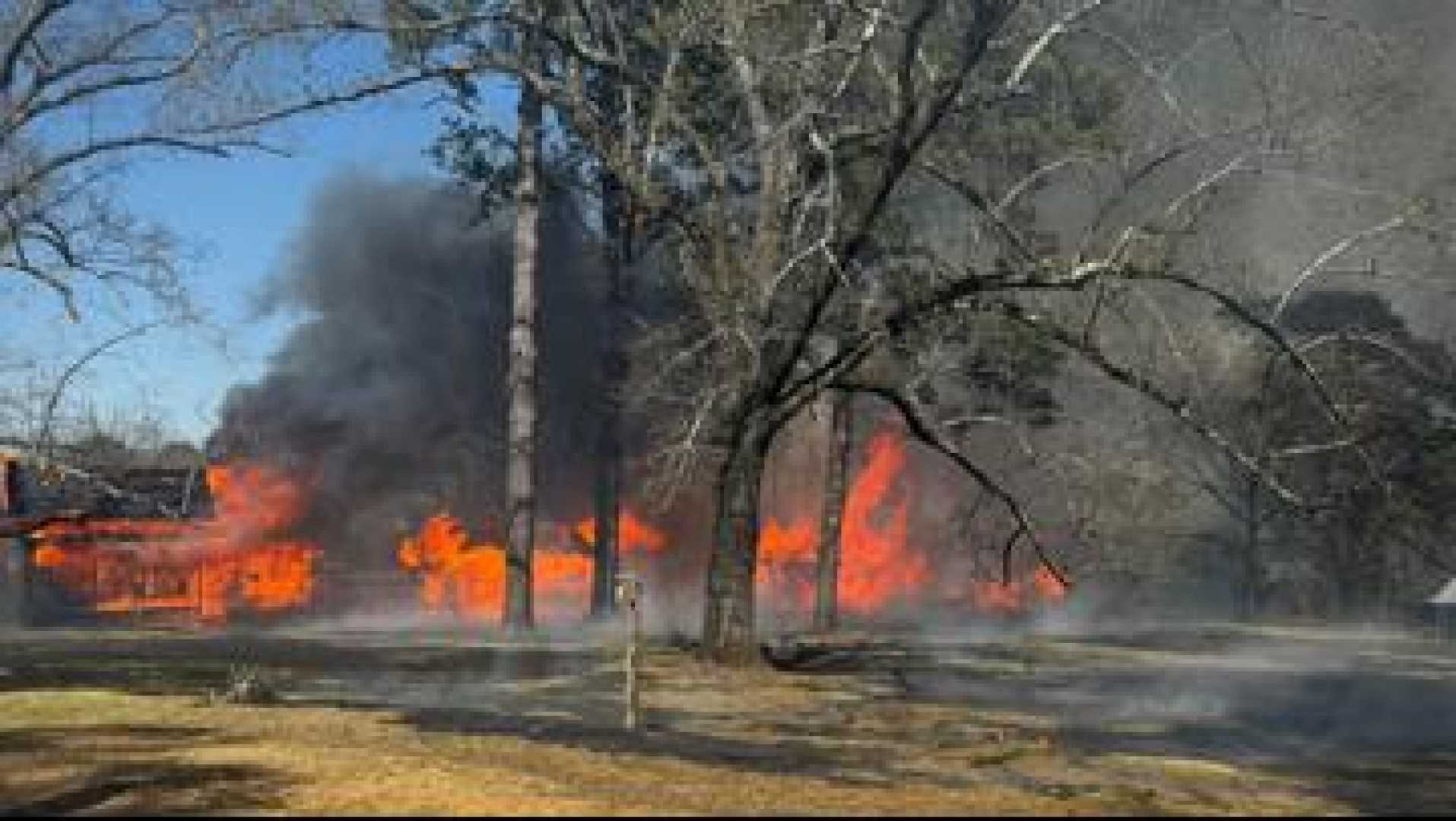 Arkansas Wildfires Emergency Fire Crews