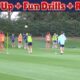 Arsenal Women Football Team Warmup Session