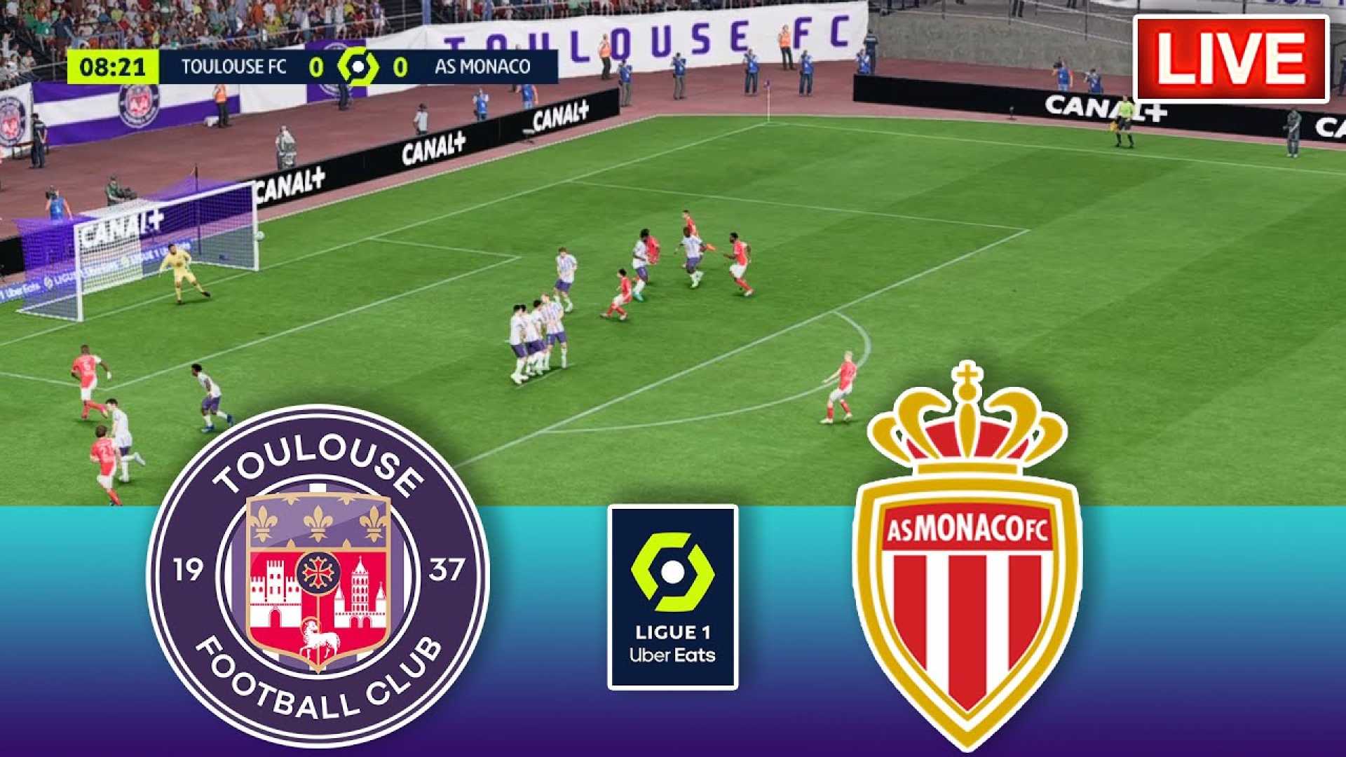 As Monaco Toulouse Ligue 1 Football Match