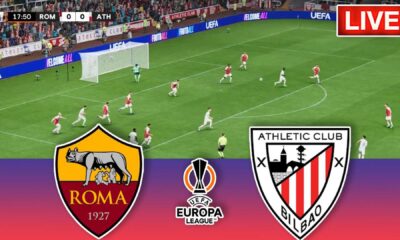 As Roma Vs Athletic Club Europa League Match