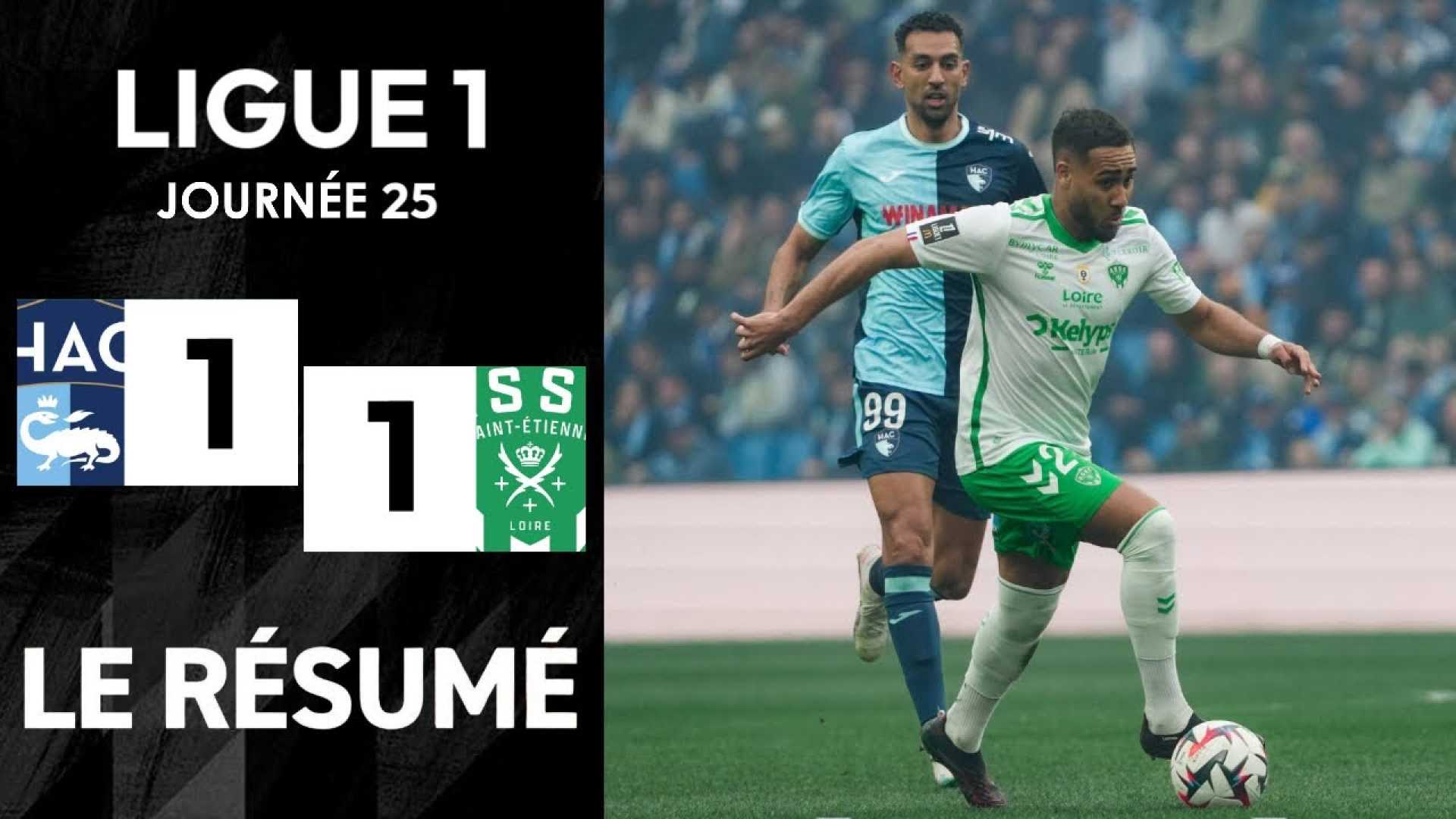 As Saint Étienne Vs Le Havre Ac Ligue 1 Match