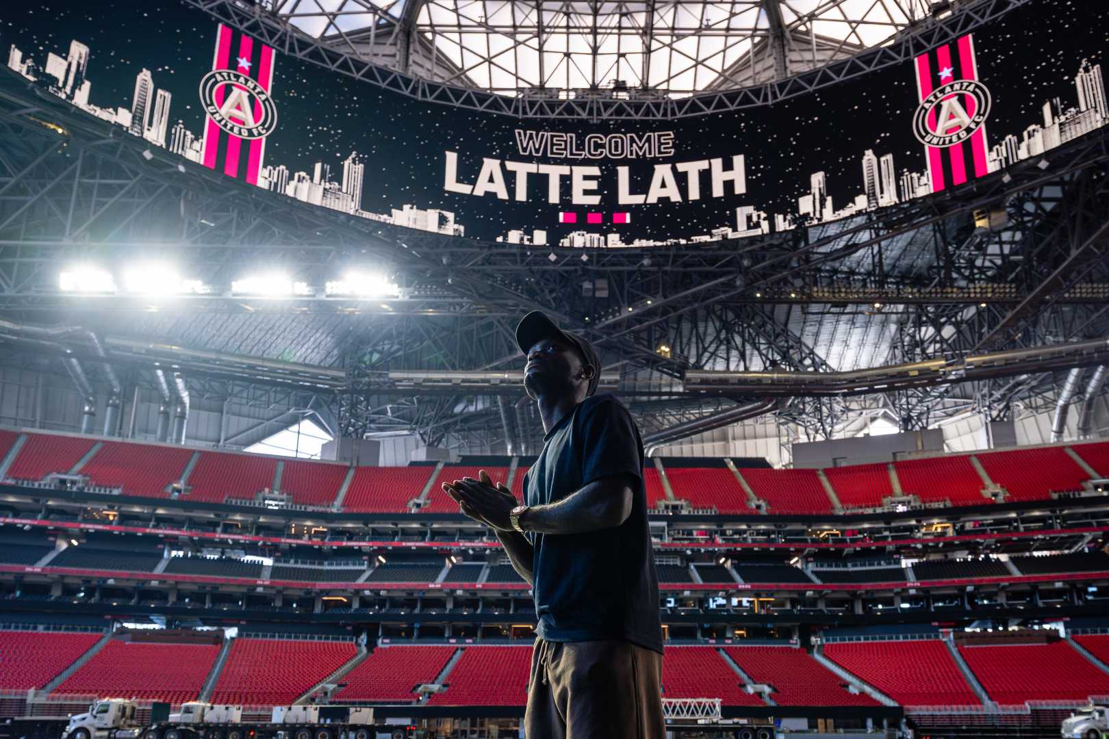 Atlanta United Forward Emmanuel Latte Lath Training