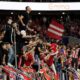 Atletico Madrid Fans At Santiago Bernabéu Stadium