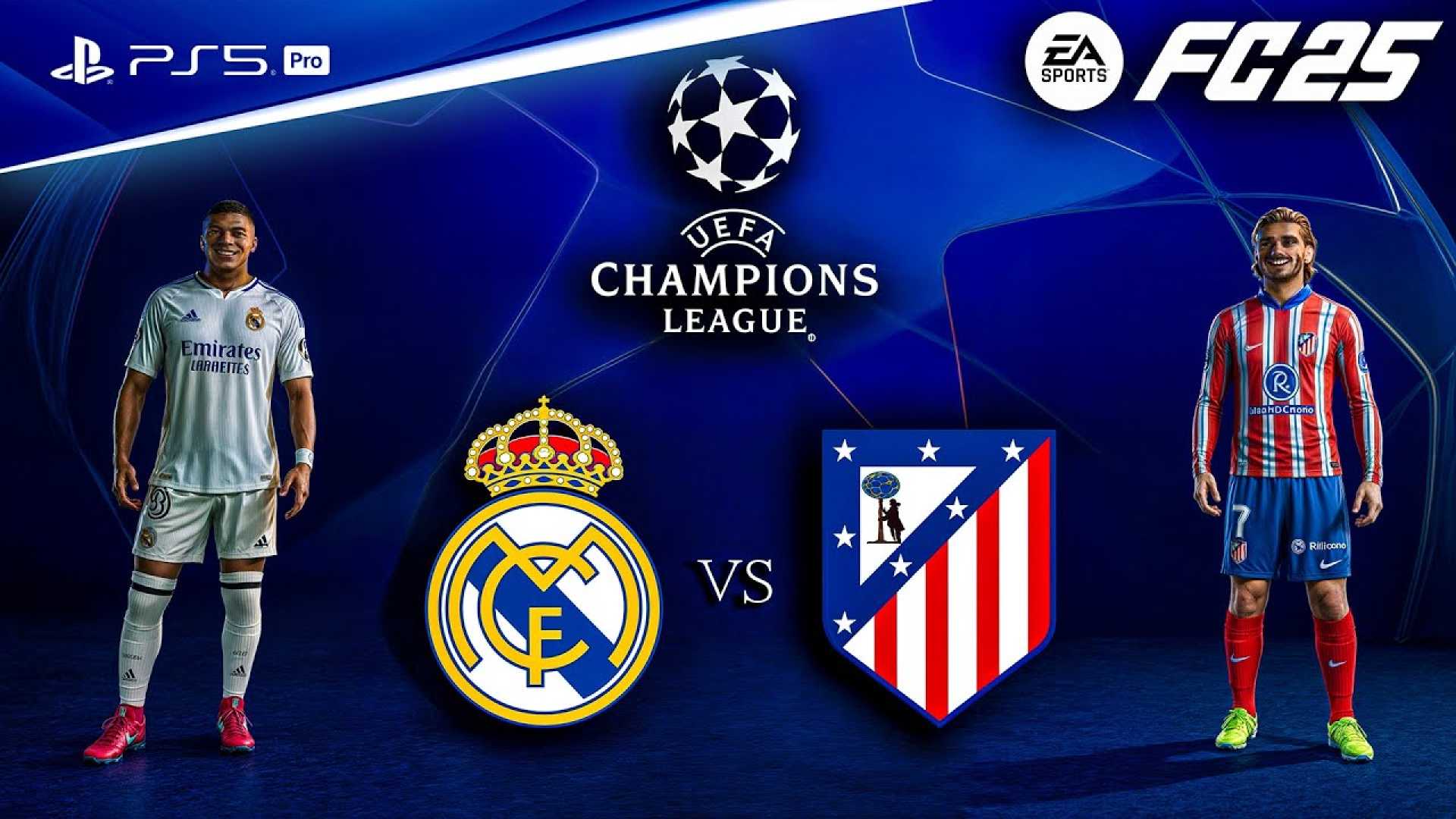 Atletico Madrid Vs Real Madrid Uefa Champions League