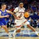 Auburn Basketball Team In Action During March Madness