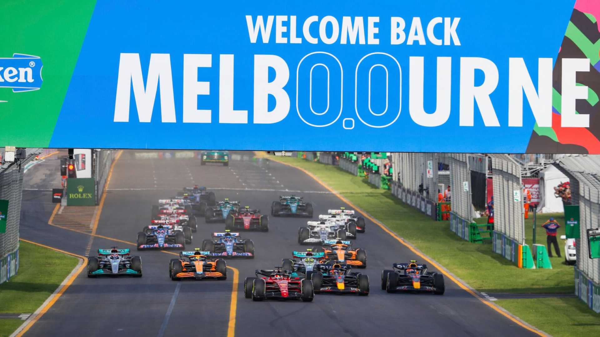 Australian Grand Prix Formula One Race At Melbourne