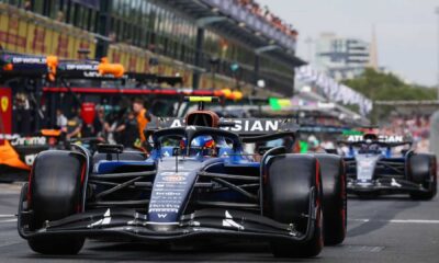 Australian Grand Prix Sainz Albon Williams Team Celebration