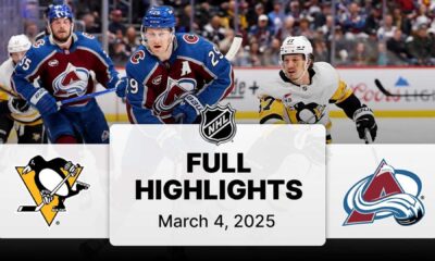 Avalanche Penguins Hockey Game Highlights
