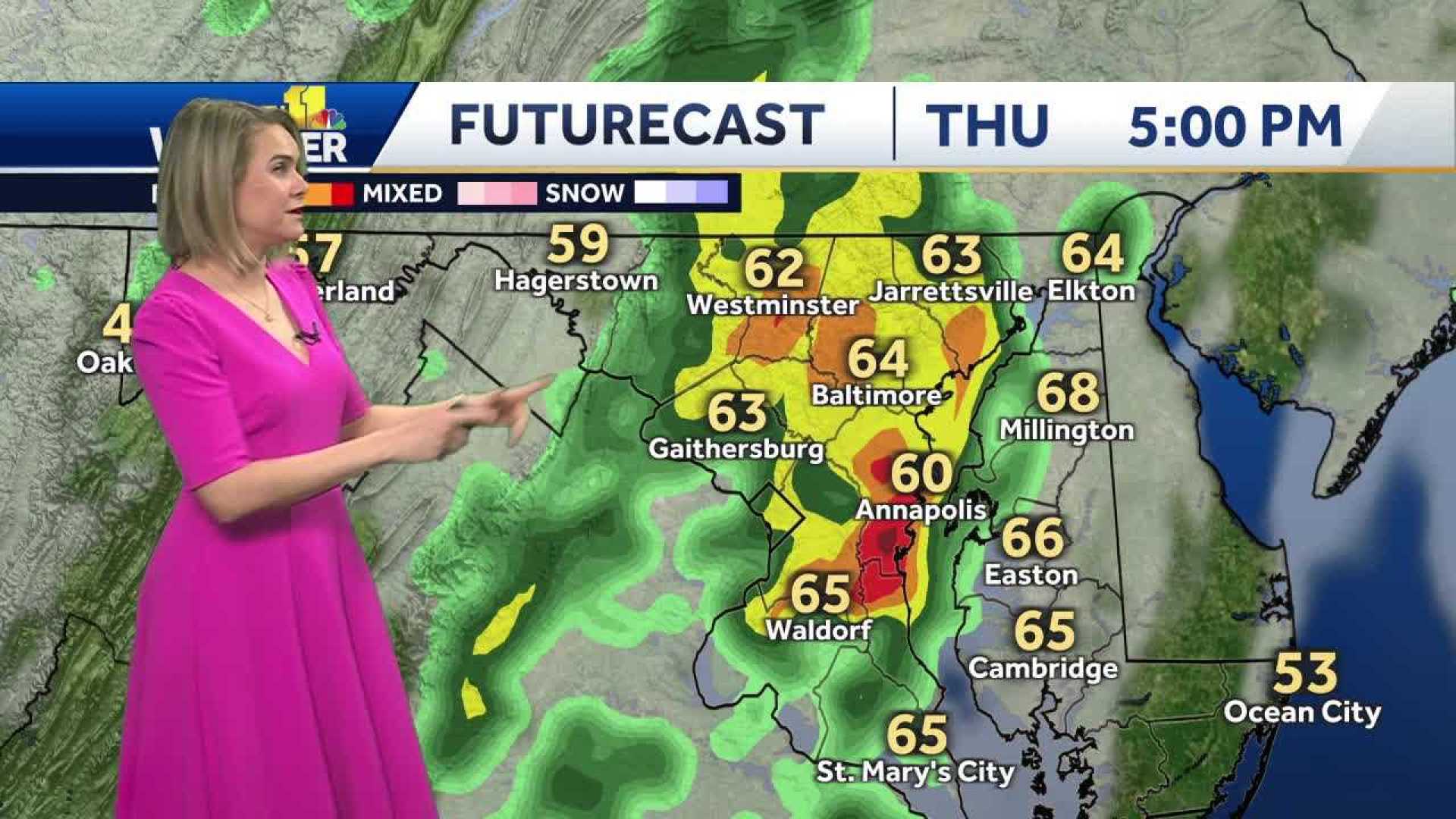 Baltimore Spring Rain Equinox