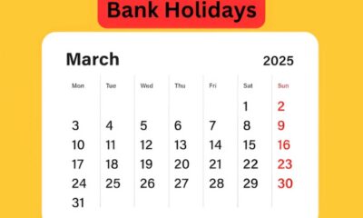 Bank Holidays March 2025 Schedule